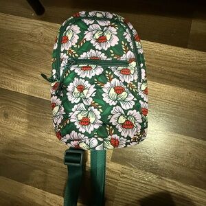 Vera Bradley Floral Essential Sling Backpack